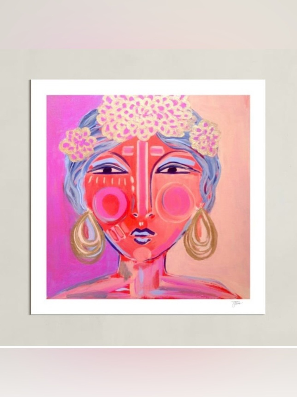 Minted Idalia Portrait Art Print